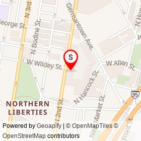 Gunner's Run on North 2nd Street, Philadelphia Pennsylvania - location map