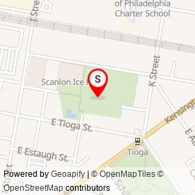 Scanlon Recreation Center on , Philadelphia Pennsylvania - location map