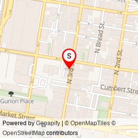 Colonial Cleaners on North 3rd Street, Philadelphia Pennsylvania - location map