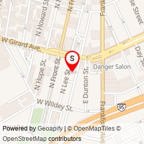 McDonald's on Leopard Street, Philadelphia Pennsylvania - location map