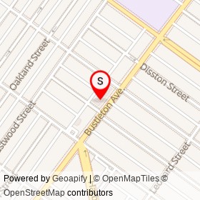 La Famiglia Pizza & Grill on Bustleton Avenue, Philadelphia Pennsylvania - location map