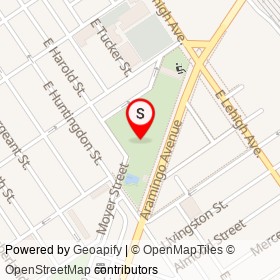 Frederick Cione Playground and Aramingo Square on , Philadelphia Pennsylvania - location map
