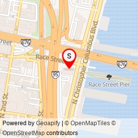 La Peg on North Christopher Columbus Boulevard, Philadelphia Pennsylvania - location map