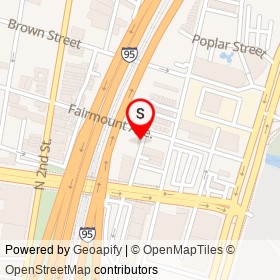 110 Fairmount Ave Park on , Philadelphia Pennsylvania - location map