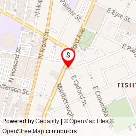 Fishtown Social on Frankford Avenue, Philadelphia Pennsylvania - location map