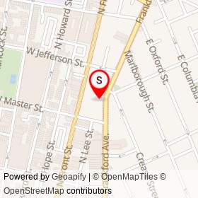 Cheu Fishtown on Frankford Avenue, Philadelphia Pennsylvania - location map