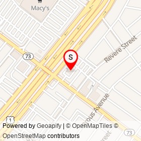 McDonald's on Roosevelt Boulevard, Philadelphia Pennsylvania - location map