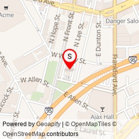 Carvana on Richmond Street, Philadelphia Pennsylvania - location map