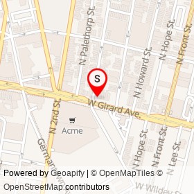 Cadence on West Girard Avenue, Philadelphia Pennsylvania - location map