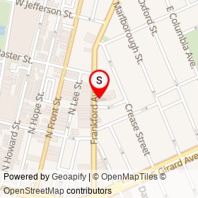 La Colombe Coffee Roasters on Frankford Avenue, Philadelphia Pennsylvania - location map