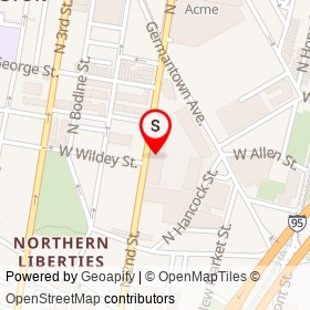 DGX on North 2nd Street, Philadelphia Pennsylvania - location map
