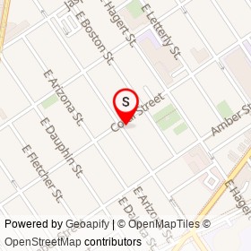 Leotah's Place on East York Street, Philadelphia Pennsylvania - location map