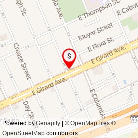 Power Bikes on East Girard Avenue, Philadelphia Pennsylvania - location map