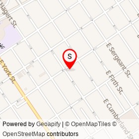 Memphis Taproom on East Cumberland Street, Philadelphia Pennsylvania - location map