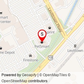 PetSmart on D&L Trail, Tullytown Pennsylvania - location map