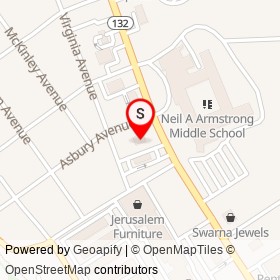 U-Haul on Asbury Avenue, Bensalem Township Pennsylvania - location map