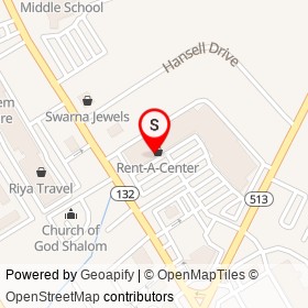 Ron's Sew and Vac on Street Road, Bensalem Township Pennsylvania - location map