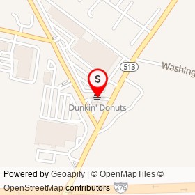 Dunkin' Donuts on Hulmeville Road, Bensalem Township Pennsylvania - location map