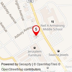 Popeyes on Virginia Avenue, Bensalem Township Pennsylvania - location map
