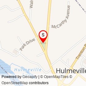 Hulmeville War Memorial Park on , Hulmeville Pennsylvania - location map
