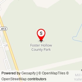 Foster Hollow County Park on , Middletown Township Pennsylvania - location map