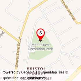 Marie Lowe Recreation Park on , Bristol Township Pennsylvania - location map