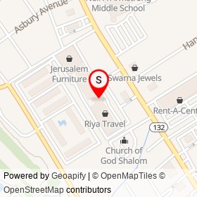 L&K Nails on Street Road, Bensalem Township Pennsylvania - location map