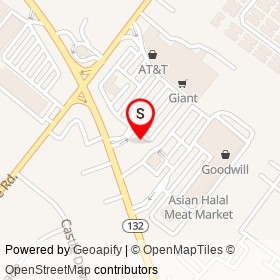 Giant Gas on Street Road, Bensalem Township Pennsylvania - location map