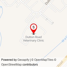 Dutton Road Veterinary Clinic on Dutton Road, Philadelphia Pennsylvania - location map