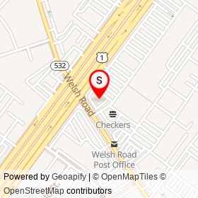Wells Fargo on Welsh Road, Philadelphia Pennsylvania - location map