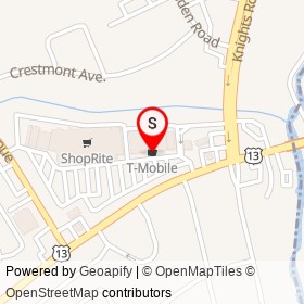 T-Mobile on Frankford Avenue, Philadelphia Pennsylvania - location map