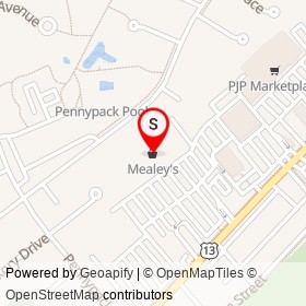 Mealey's on Frankford Avenue, Philadelphia Pennsylvania - location map