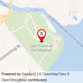 Glen Foerd on the Delaware on , Philadelphia Pennsylvania - location map