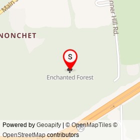 Enchanted Forest on , Hopkinton Rhode Island - location map