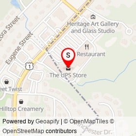 The UPS Store on Post Road, East Greenwich Rhode Island - location map