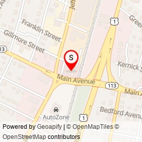 Greenwood Inn on Main Avenue, Apponaug Rhode Island - location map