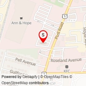 Firestone on Post Road,  Rhode Island - location map