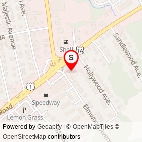 Sensations on Elmwood Avenue,  Rhode Island - location map