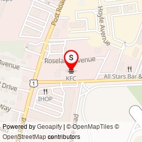 KFC on Airport Road,  Rhode Island - location map