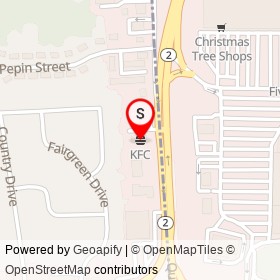 KFC on Quaker Lane, Crompton Rhode Island - location map