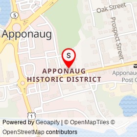 Warwick Center for the Arts on Post Road, Apponaug Rhode Island - location map