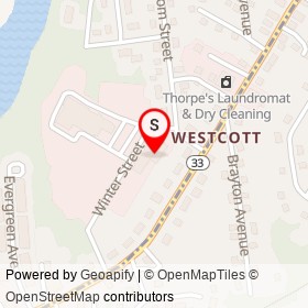 West Valley Inn on Winter Street, West Warwick Rhode Island - location map