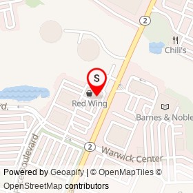Corner Bakery Cafe on Bald Hill Road,  Rhode Island - location map