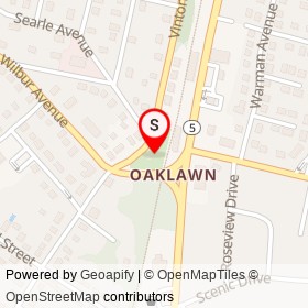 Oaklawn on ,  Rhode Island - location map