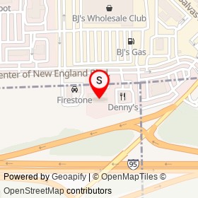 Center Of New England Medical Center on Center of New England Boulevard, Coventry Rhode Island - location map