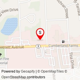 Hold Steady on Cowesett Avenue, Crompton Rhode Island - location map