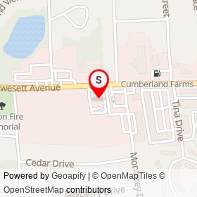 Khoo on Cowesett Avenue, Crompton Rhode Island - location map