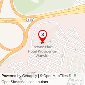 Crowne Plaza Hotel Providence-Warwick on Greenwich Avenue,  Rhode Island - location map