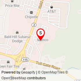 FedEx Office on Bald Hill Road,  Rhode Island - location map