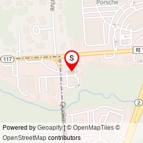 Pizza Hut on Quaker Lane, Crompton Rhode Island - location map